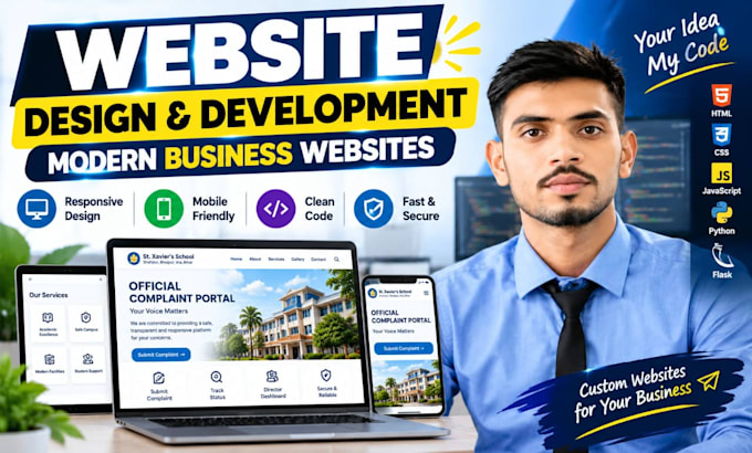 build a modern  website