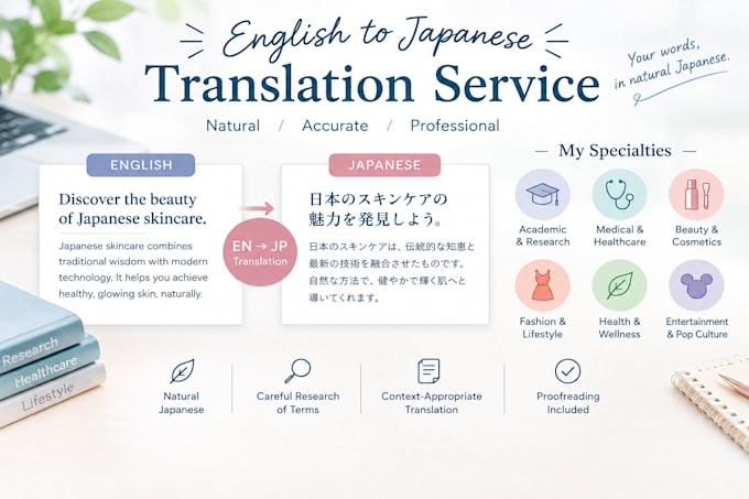 translate english to japanese