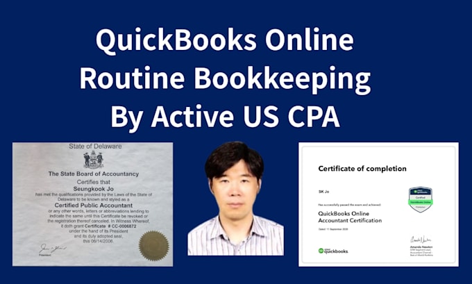 do quickbooks online bank categorization and basic data entry as a CPA