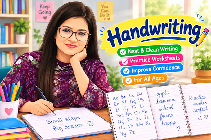 write anything with my natural handwriting