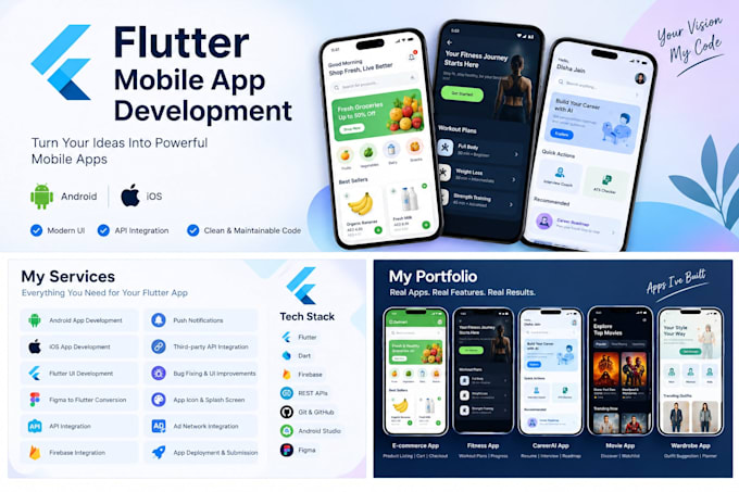do flutter app development