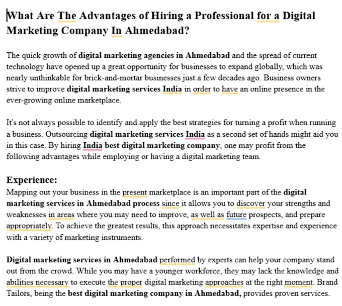 write SEO friendly content and more