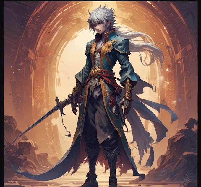 create anime character artwork for your story