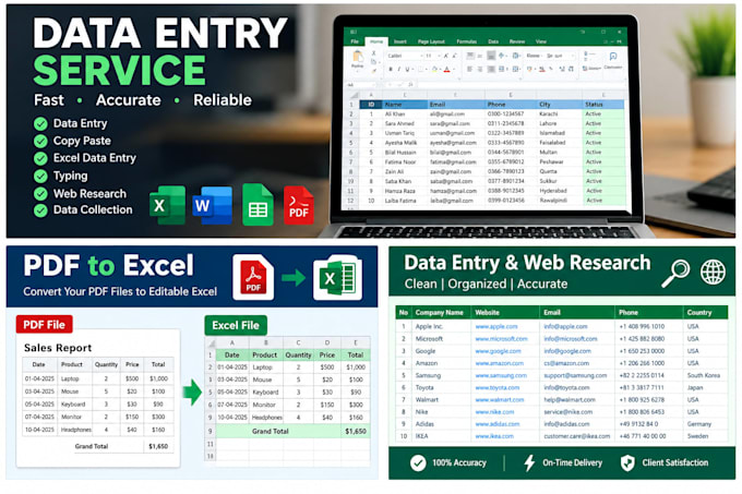 do data entry copy paste