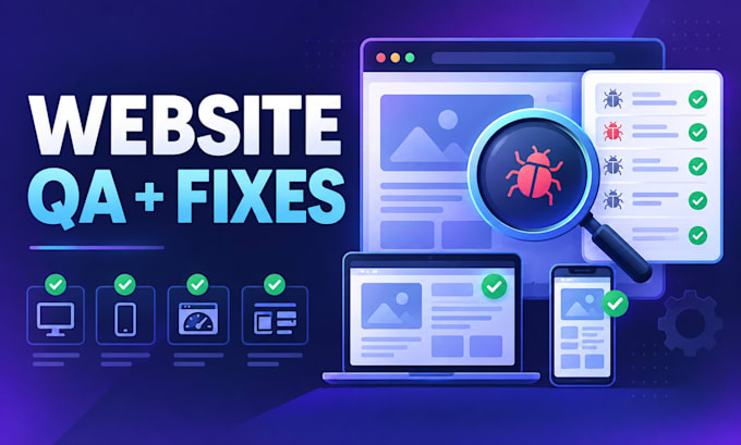 test your website and fix UI and responsive issues