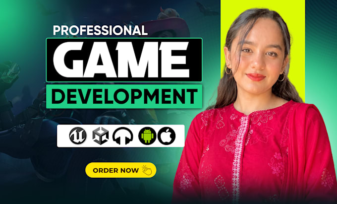 do unity game development as unity developer for mobile game, unity game