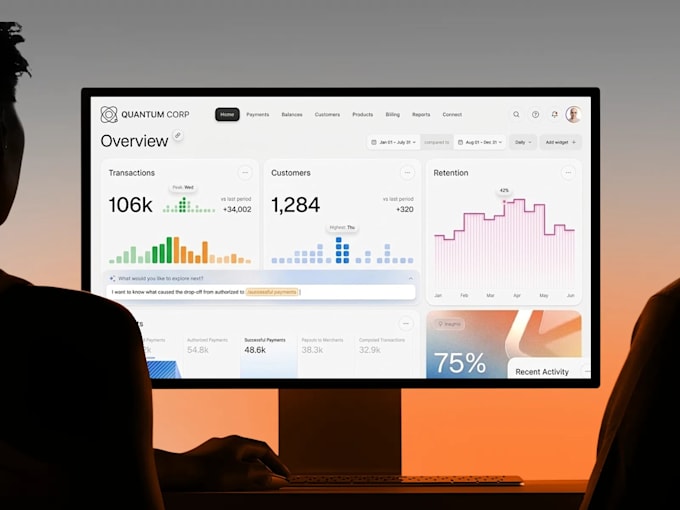design saas dashboard and web app UI UX in figma