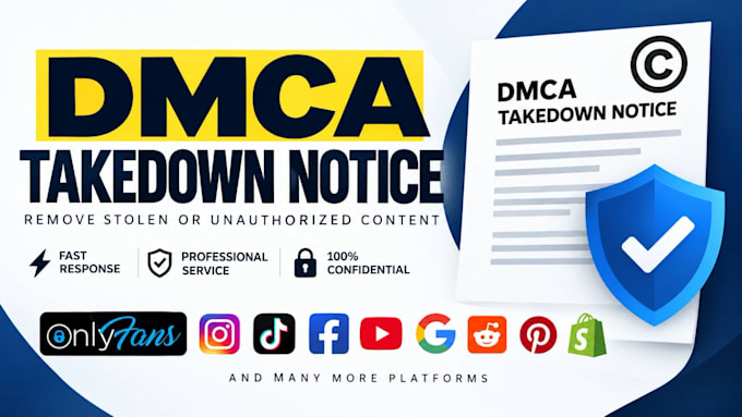 manage dmca takedown notice and online reputation