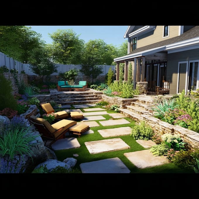 design and render your landscape design