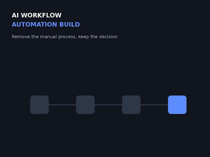 build an ai workflow that removes a repetitive task from your week