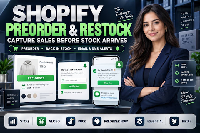 setup shopify preorder timesact essent stoq preorder globo notify me rez duck