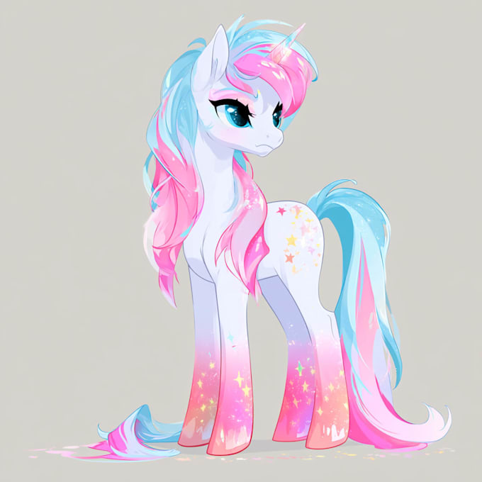 design custom pony character artwork based on your imagination