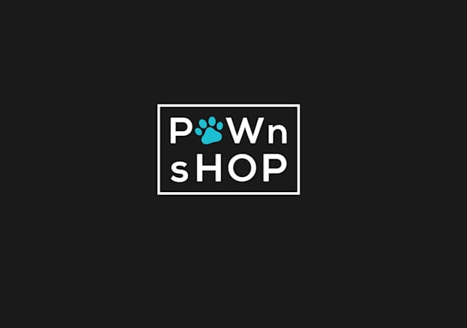 design pawn shop pets logo
