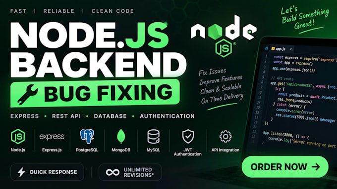 build a rest API using nodejs and express