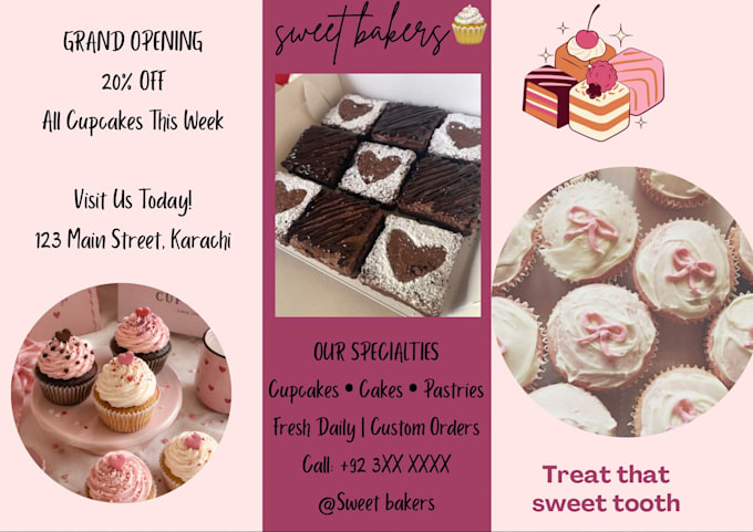 edit pamphlets for shops or business