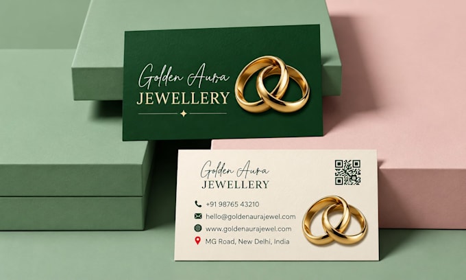 design modern minimalist luxury business, stationery design