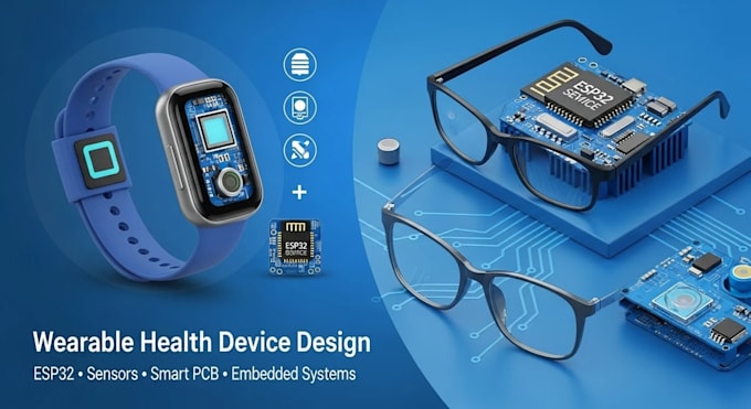 design rf antenna pcb, esp32, nrf52840 ble hardware, iot and wearable electronic