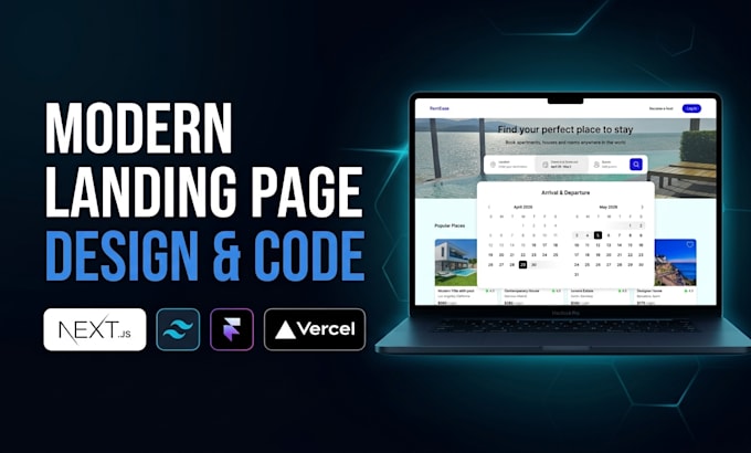 build a fast nextjs landing page with animations