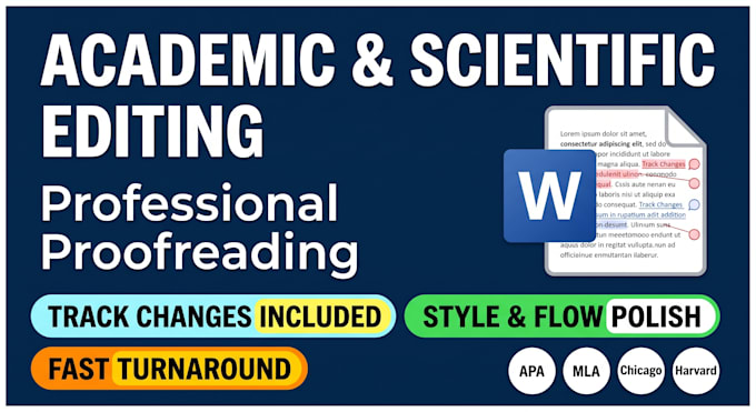 proofread and edit your scientific manuscript for journal submission