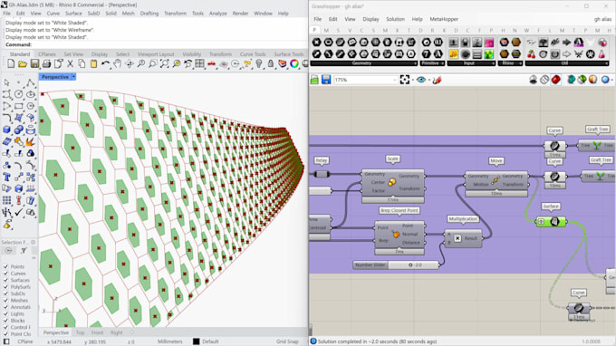 create parametric rhino and grasshopper model