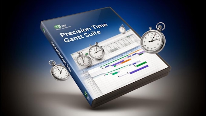 send you a ready made excel hourly time gantt tracker template instantly