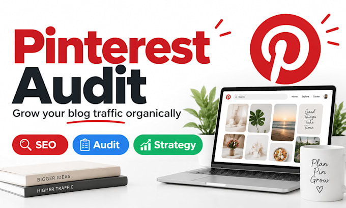 do a pinterest audit and SEO strategy for your blog