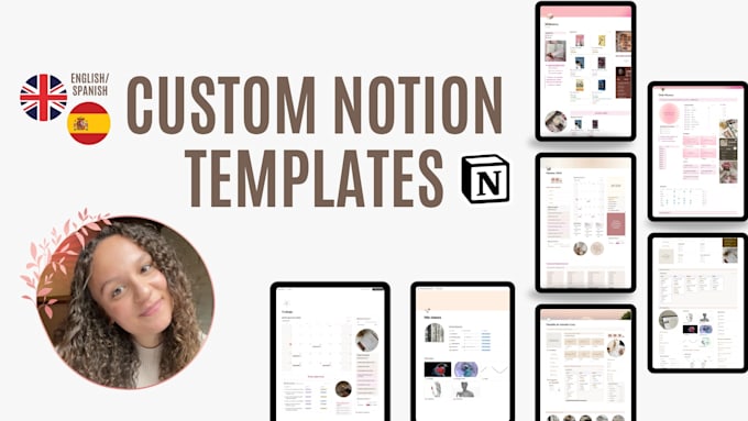 create a custom aesthetic notion template or workspace