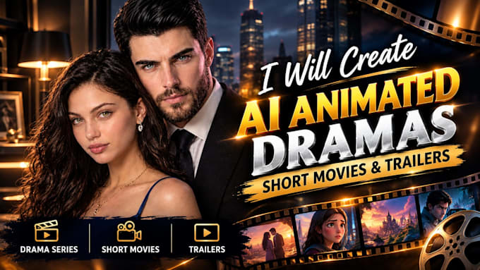 create ai animated series, short movies and trailers