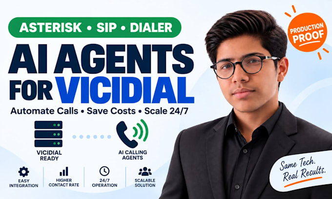 integrate ai voice agent into your asterisk or vicidial call center