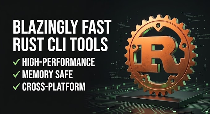 write a fast rust cli tool, script