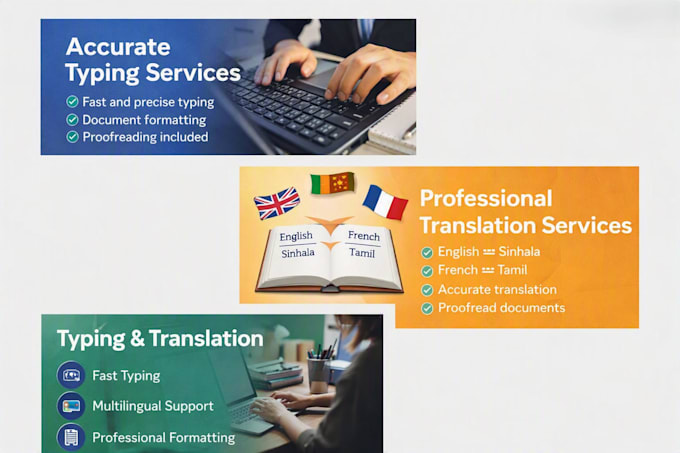provide fast and accurate typing services