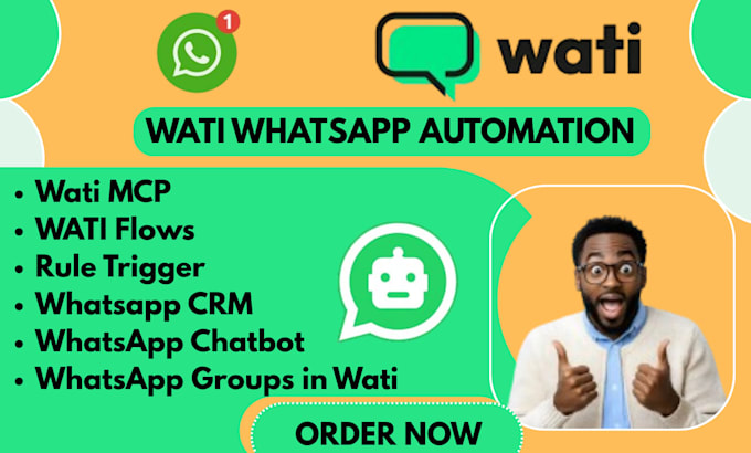 build whatsapp automation, flows and chatbots using wati