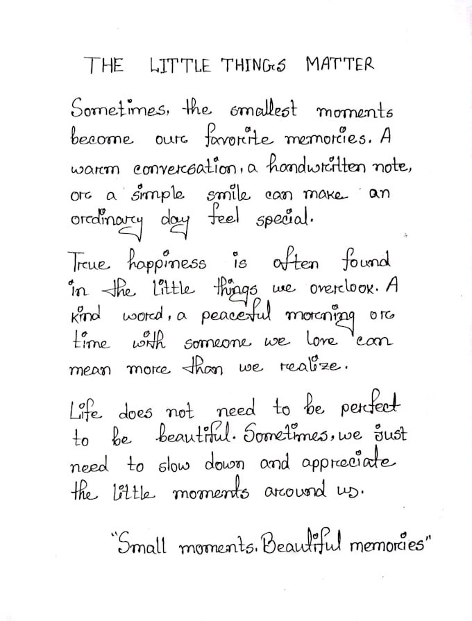 create elegant handwritten notes