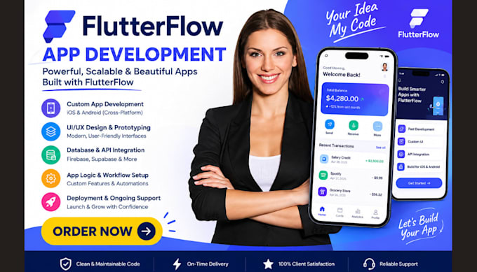 do flutterlow mobile app development, flutterflow , flutter developer