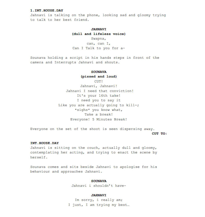 do video editing scriptwriting  screenplay and storyboarding