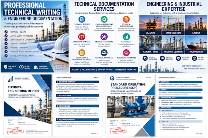 create professional technical and business documentation