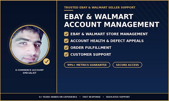 manage your ebay store, handle customer service, and remove defects