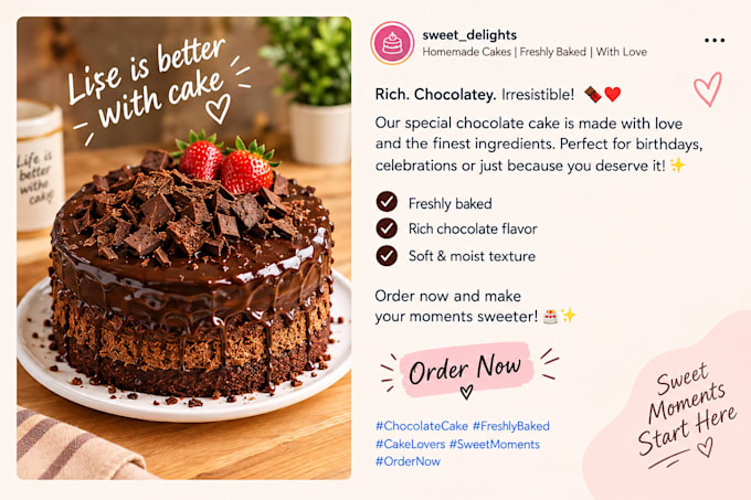 write instagram captions and product descriptions