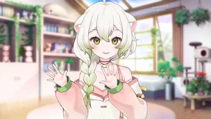 create a live2d vtuber model, anime vtuber rigging and 2d vtuber model