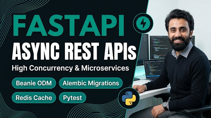 build scalable python fastapi backend with postgresql mongodb docker