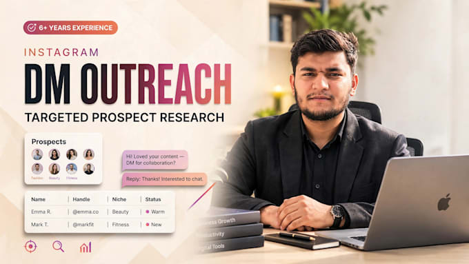 do targeted instagram dm outreach and prospect research
