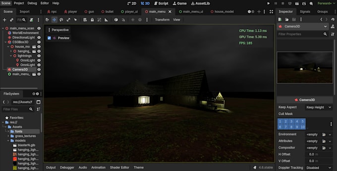 create a custom gameplay mechanics in godot using gdscript