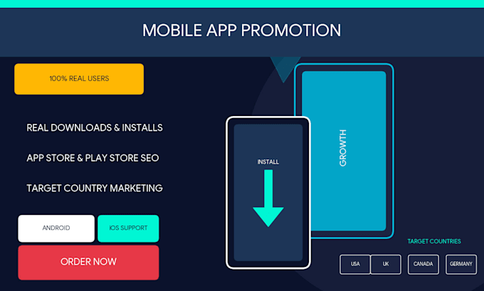 app promotion app download install ios install game android app marketing