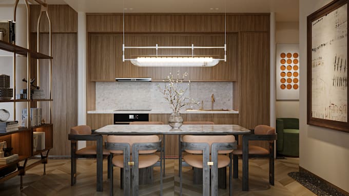 create photorealistic interior and exterior 3d renders