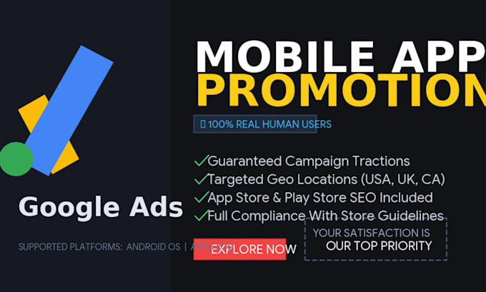 do mobile app promotion android ios mobile app install app download