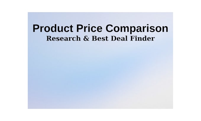 do product price comparison and research across websites