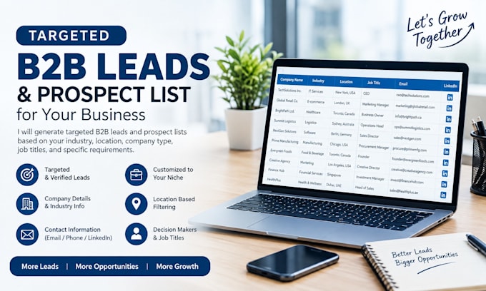 generate targeted b2b leads and prospect lists