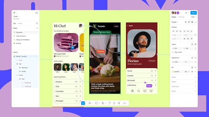design your landing page in figma and build it responsive