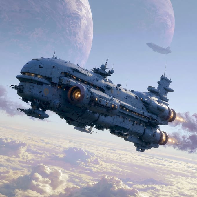 do sci fi spaceship design and sci fi
