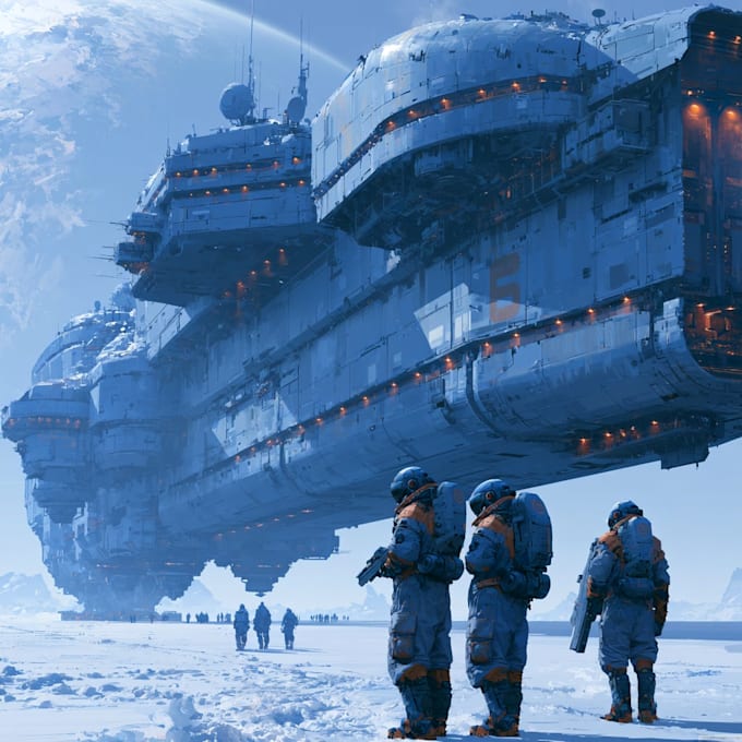 do sci fi spaceship design